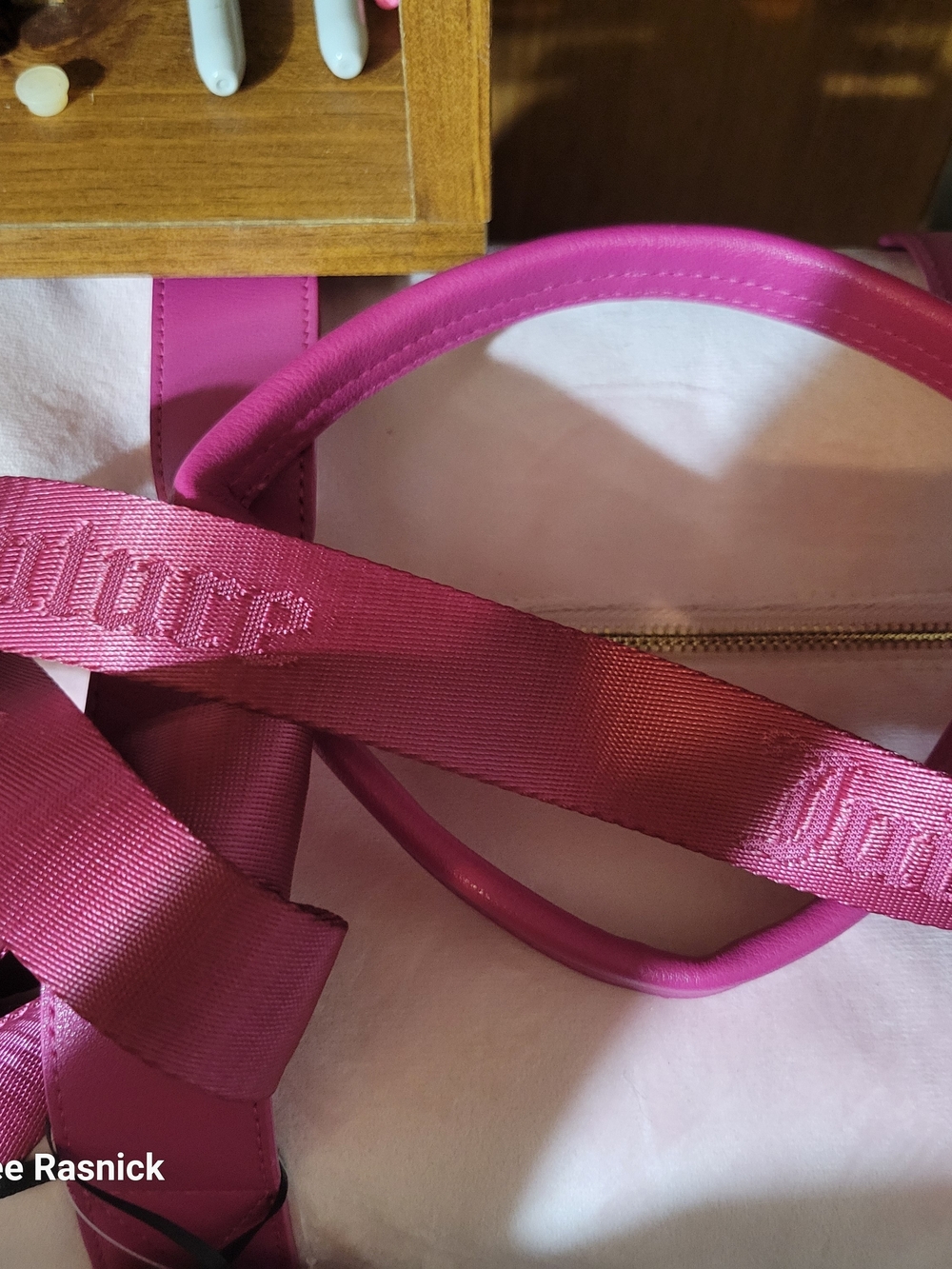 Price Is Firm. Juicy Couture Flamingo Juicy In The Sky Weekender Bag. Nwt. - Picture 6 of 6